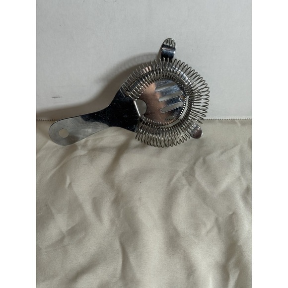 The Unbranded Brand Other - Vintage Hawthorne Bar Cocktail Strainer 4-Prong Stainless Steel USA Made Tool